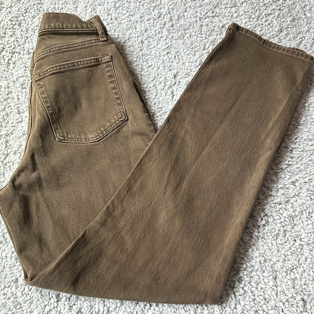 Abercrombie & Fitch High Rise Jeans - Brown